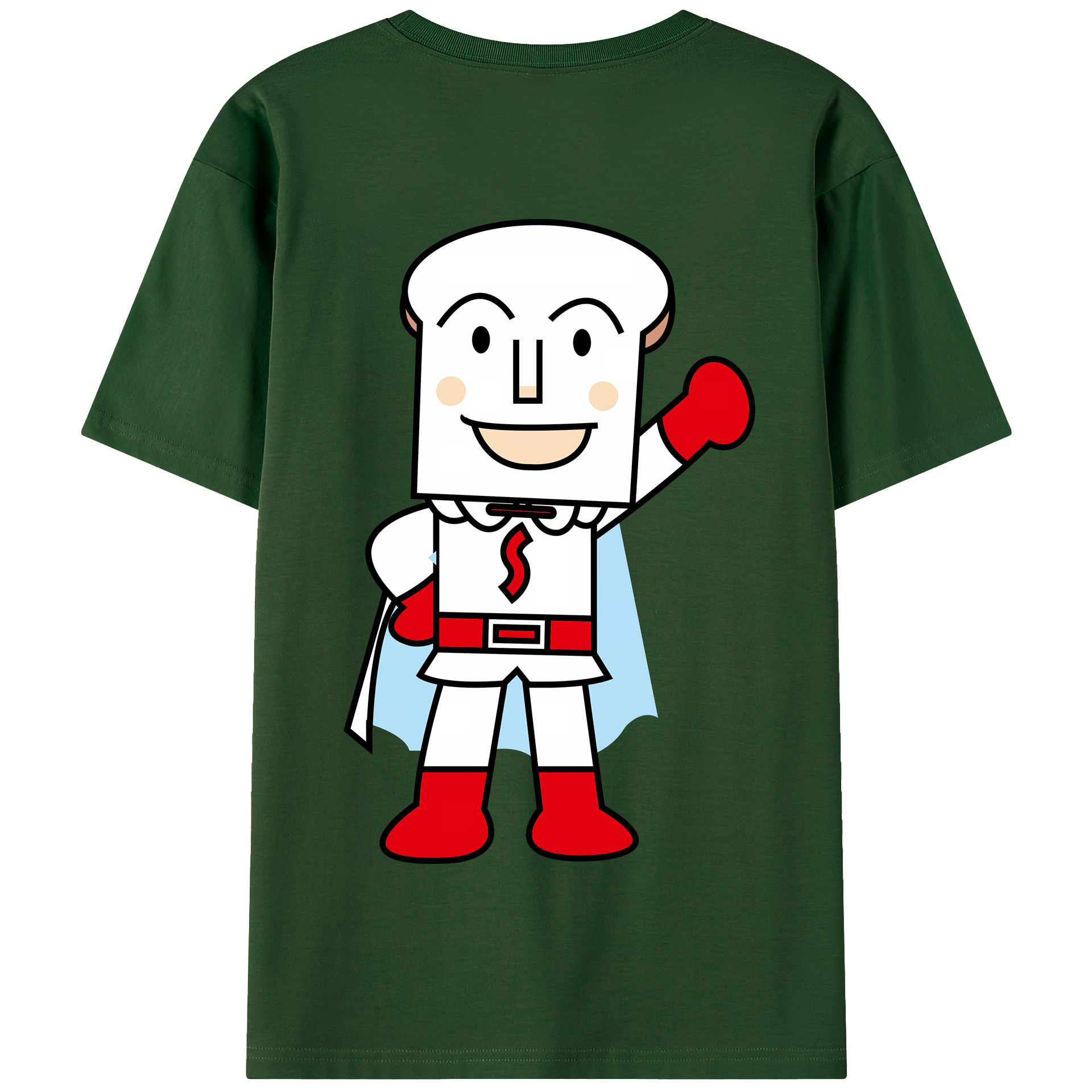 （画像用） アンパンマン Anpanman 綿100％半袖Tシャツ（背面プリント）